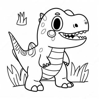 Friendly Dinosaur Shark Coloring Page 70343-56514