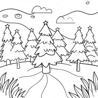 Christmas Tree Farm Coloring Page 70362-56527