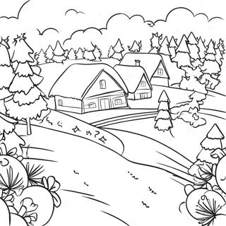 Christmas Tree Farm Coloring Page 70362-56528