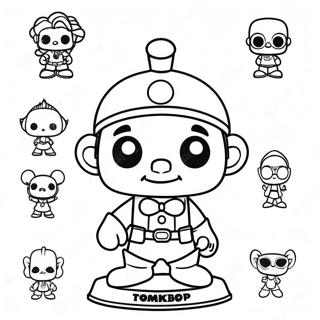 Funko Pop Disney Characters Coloring Page 70372-56531