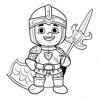 Mike The Knight Coloring Pages