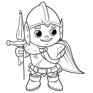 Mike The Knight Coloring Page 70392-56552