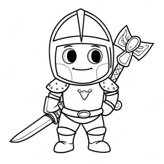 Mike The Knight In Shiny Armor Coloring Page 70393-56553