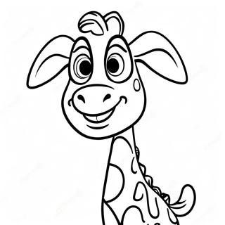 Melman Madagascar Coloring Pages