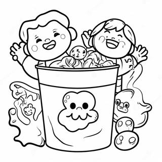 Garbage Pail Coloring Pages