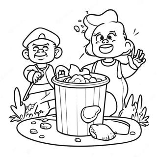 Garbage Pail Kids Coloring Page 70412-56566