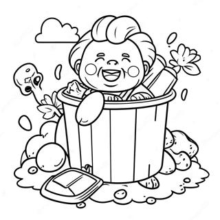 Garbage Pail Kids Coloring Page 70412-56567