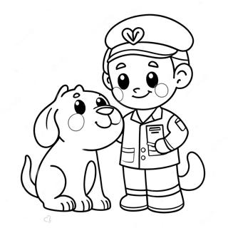 Veterinarian Coloring Pages