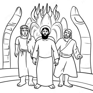 Shadrach Meshach And Abednego Coloring Pages