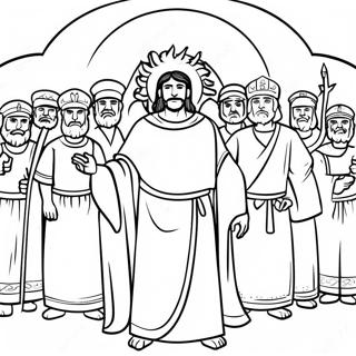 Brave Shadrach Meshach And Abednego Coloring Page 70433-56590