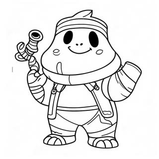 Cute Klombo Fortnite Coloring Page 70453-56605