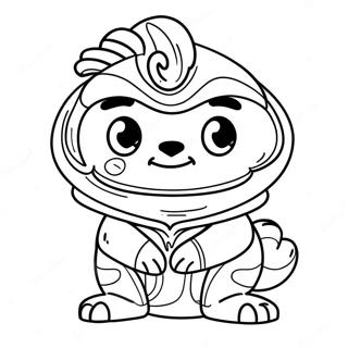 Cute Klombo Fortnite Coloring Page 70453-56606