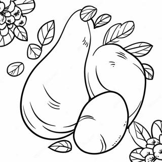 Sweet Potato Coloring Pages