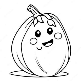 Cute Sweet Potato Character Coloring Page 70473-56618