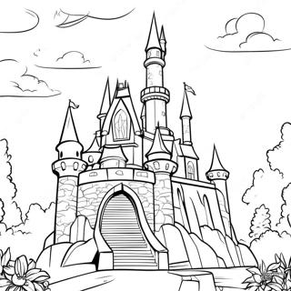 Thomas Kinkade Disney Coloring Pages