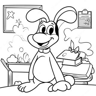 Goofy Classroom Coloring Page 70512-56647