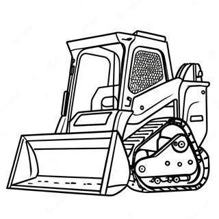 Skid Steer Coloring Pages