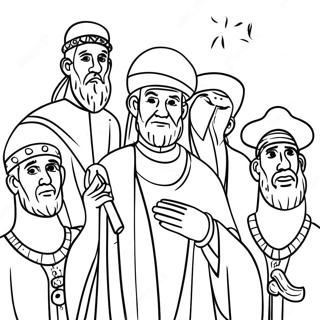 Wise Men Coloring Page 70542-56674