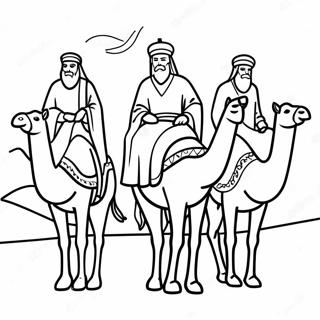 Wise Men Coloring Pages