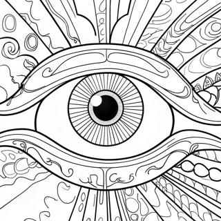 Dragon Eye Coloring Pages