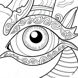 Dragon Eye Coloring Page 70612-56731