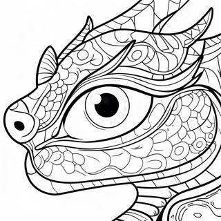 Dragon Eye Coloring Page 70612-56732