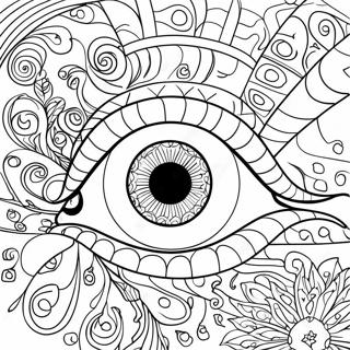 Mystical Dragon Eye Coloring Page 70613-56727