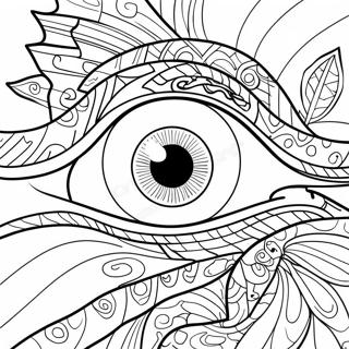 Mystical Dragon Eye Coloring Page 70613-56728