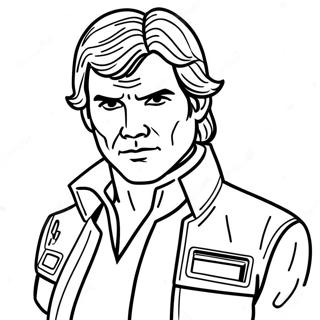 Han Solo Coloring Page 70642-56756