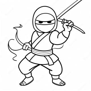 Hello Ninja Coloring Pages