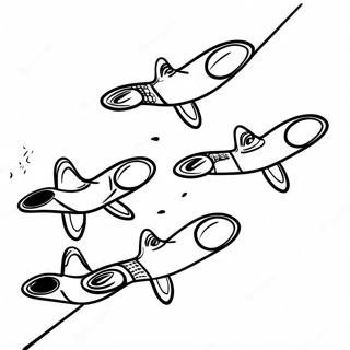 Mighty Ducks Flying V Formation Coloring Page 70663-56773