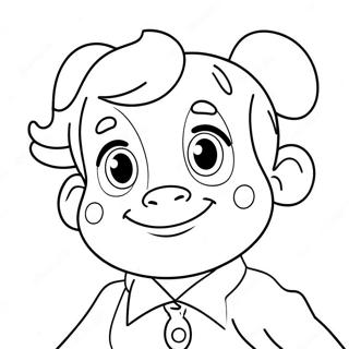 Cute Mrze Character Coloring Page 70673-56777