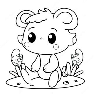 Cute Mrze Character Coloring Page 70673-56778