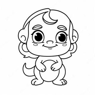 Cute Mrze Character Coloring Page 70673-56779