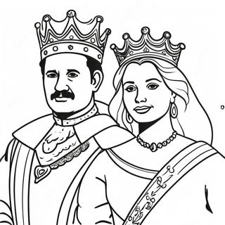 King And Queen For Adults Coloring Pages