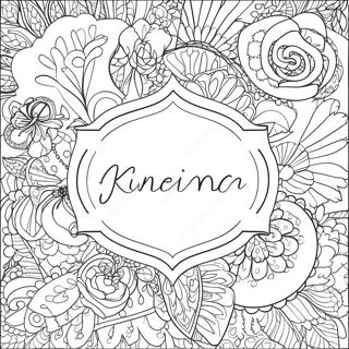 Personalized Name Coloring Page 7071-5807