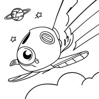 Zipp Flying Through The Sky Coloring Page 70723-56819