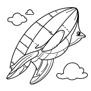 Zipp Flying Through The Sky Coloring Page 70723-56820