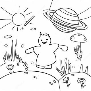 Colorful Worlds Within Worlds Finished Coloring Page 70783-56866