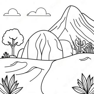 Land Coloring Pages