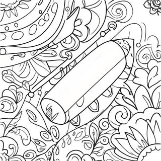 Crayon Coloring Page For Kids 7081-5815