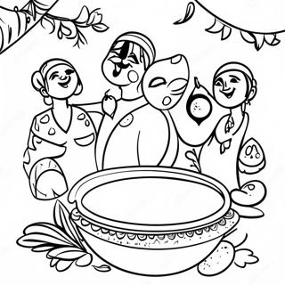 Pongal Coloring Pages