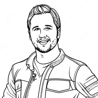 Luke Bryan Coloring Pages