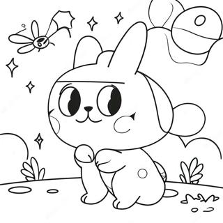 Bee And Puppycat Coloring Pages