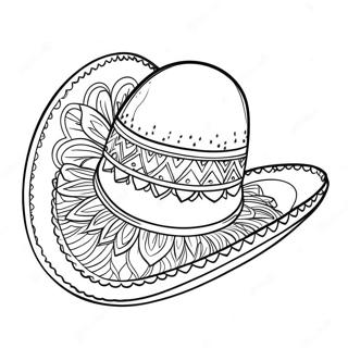 Sombrero Coloring Pages