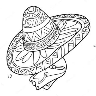 Sombrero Coloring Page 70862-56928