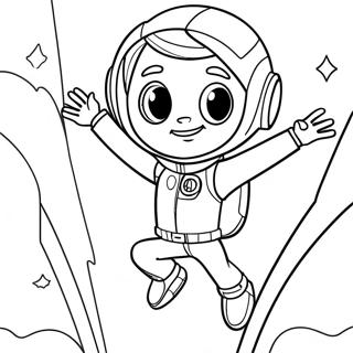 Miles From Tomorrowland Flying Adventure Coloring Page 70883-56948