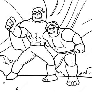 Epic Rumble Movie Scene Coloring Page 70913-56965