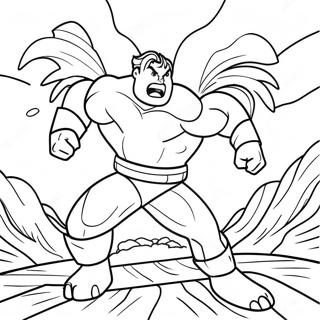 Epic Rumble Movie Scene Coloring Page 70913-56966