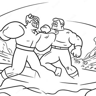 Epic Rumble Movie Scene Coloring Page 70913-56967